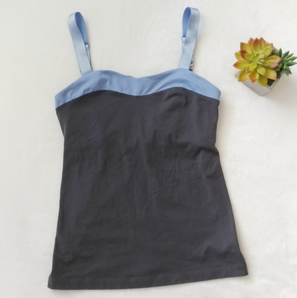 🍋Lululemon Athletica Blue & Gray Tank Top Size 8